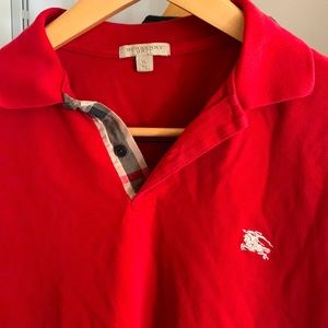 Burberry mens polo